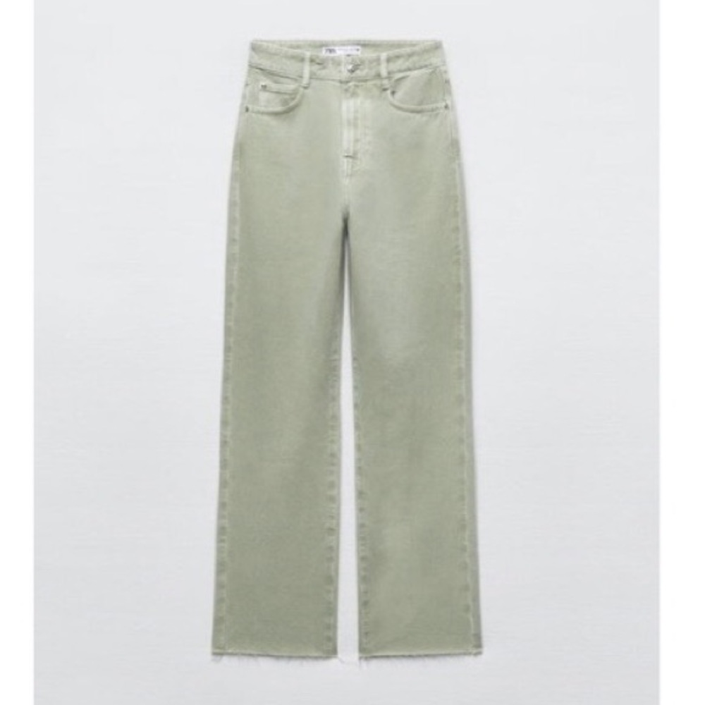 Zara straight fit high rise jeans - NWT